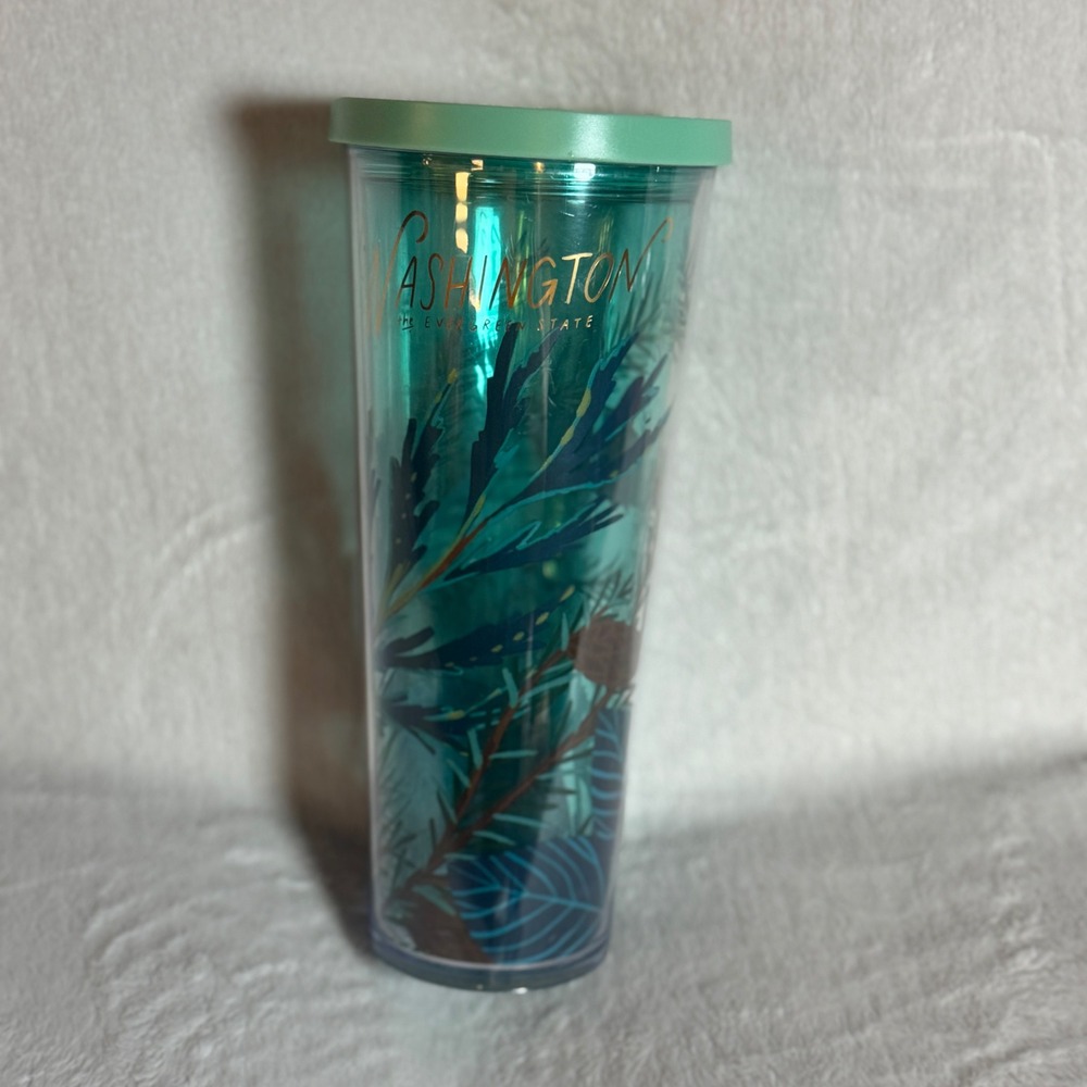 Starbucks Washington Evergreen State Venti Cold Cup Tumbler 24 Oz- Cup Only